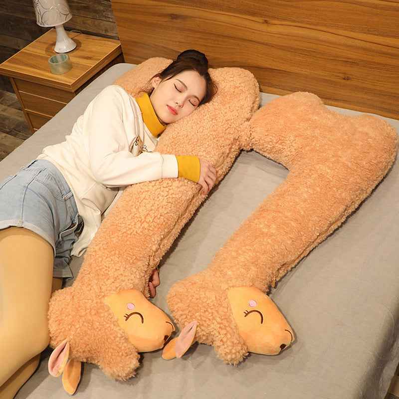 Alpaca plush toy pillow