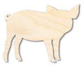 Unfinished Wood Pig Shape - Animal Craft - up to 46" DIY