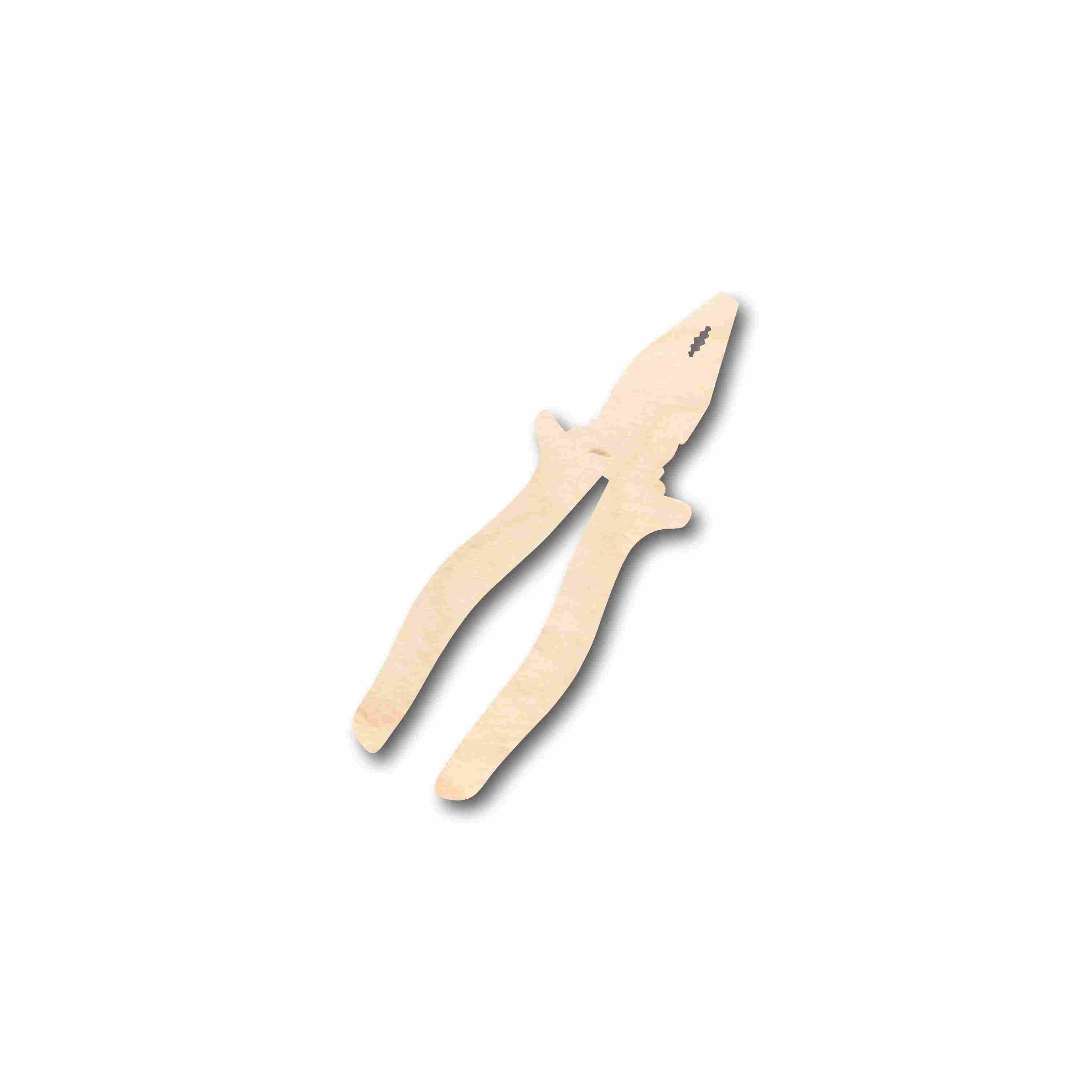 Unfinished Wood Plier Silhouette - Craft- up to 46" DIY