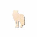 Unfinished Wood Wolf Silhouette - Craft- up to 46" DIY