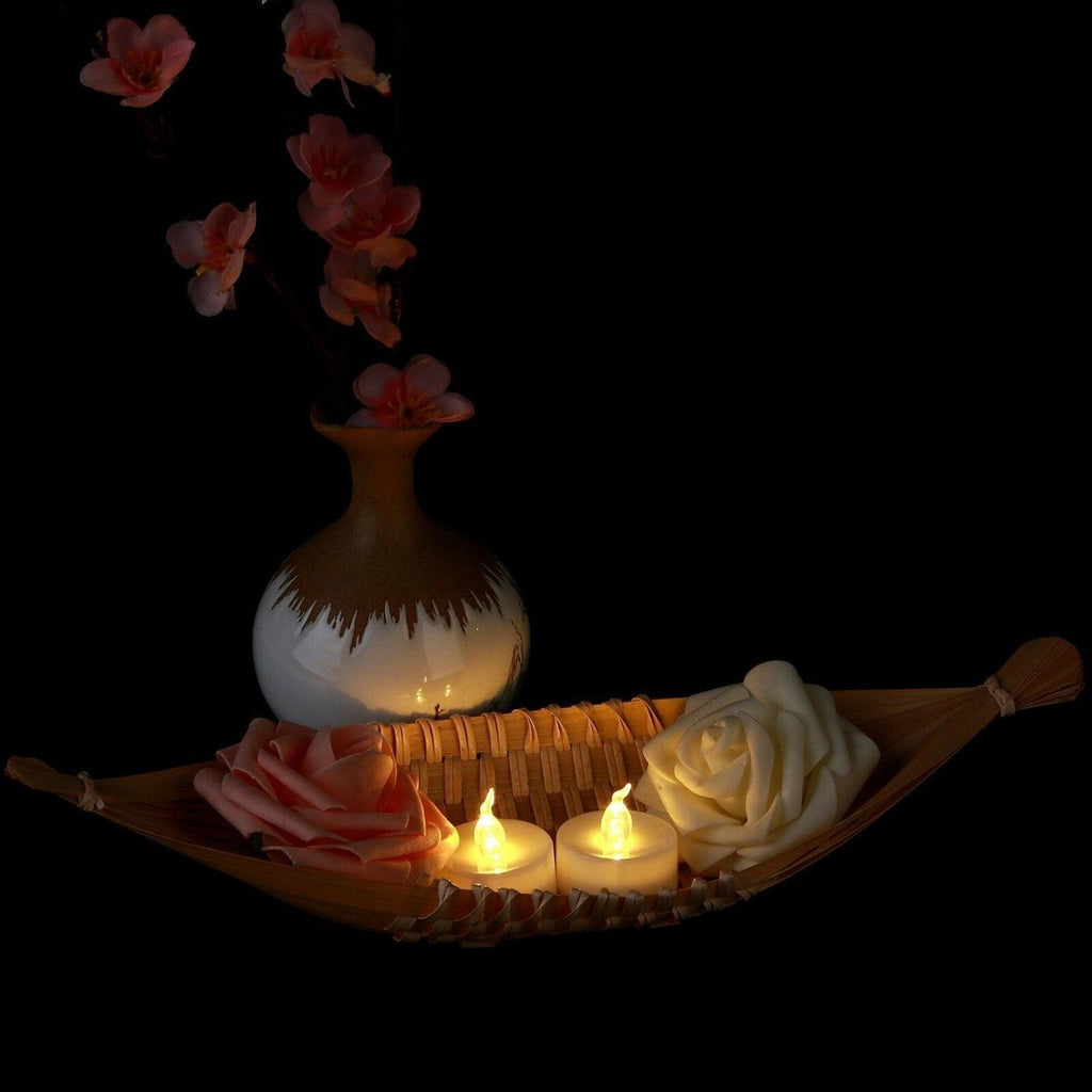 12Pcs New Battery Operated LED Tea Lights Candles  Realistic and Bright Flickering Bulb Battery Operated Flameless LED Tea Light for Seasonal and Festival Celebration Home Decoration Flameless  birthday Decorations Party Supplies