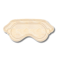 Unfinished Wood Etched Ski Goggles Up Shape | Paint By Line Crafts | up to 30" DIY