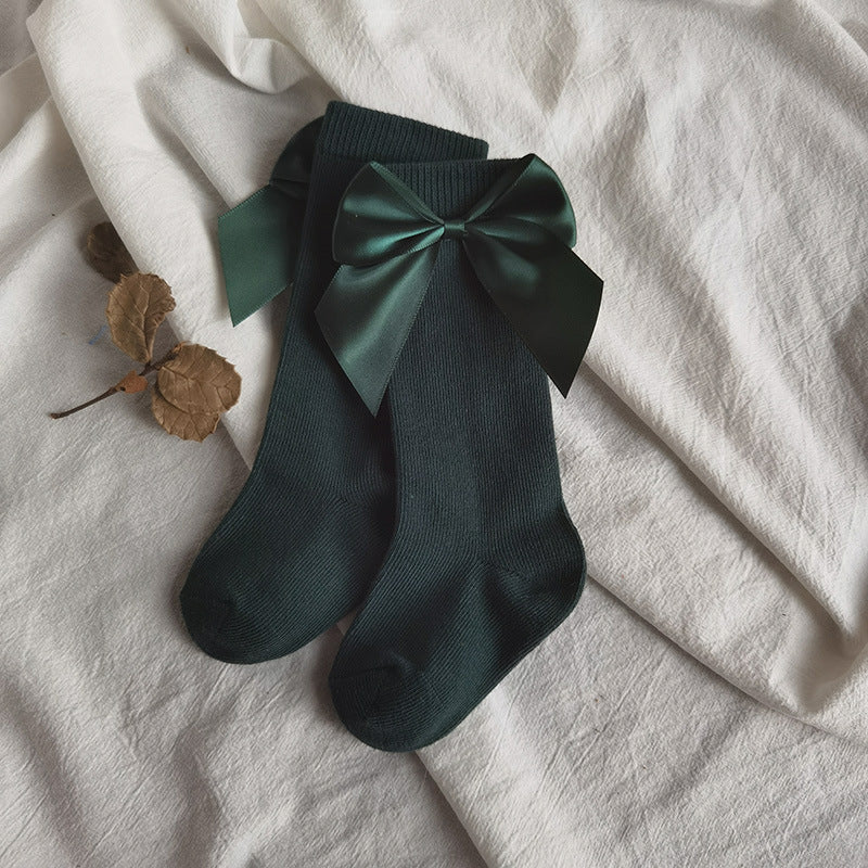 Spanish Ins Children's Bow Socks
