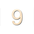Unfinished Wood Arial Number 9 Shape - Craft - up to 46" DIY