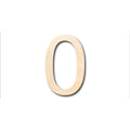 Unfinished Wood Arial Number 0 Shape - Craft - up to 46" DIY