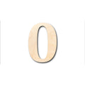 Unfinished Wood Cambria Number 0 Shape - Craft - up to 46" DIY
