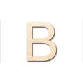 Unfinished Wood Arial Letter B Shape - Craft - up to 46" DIY