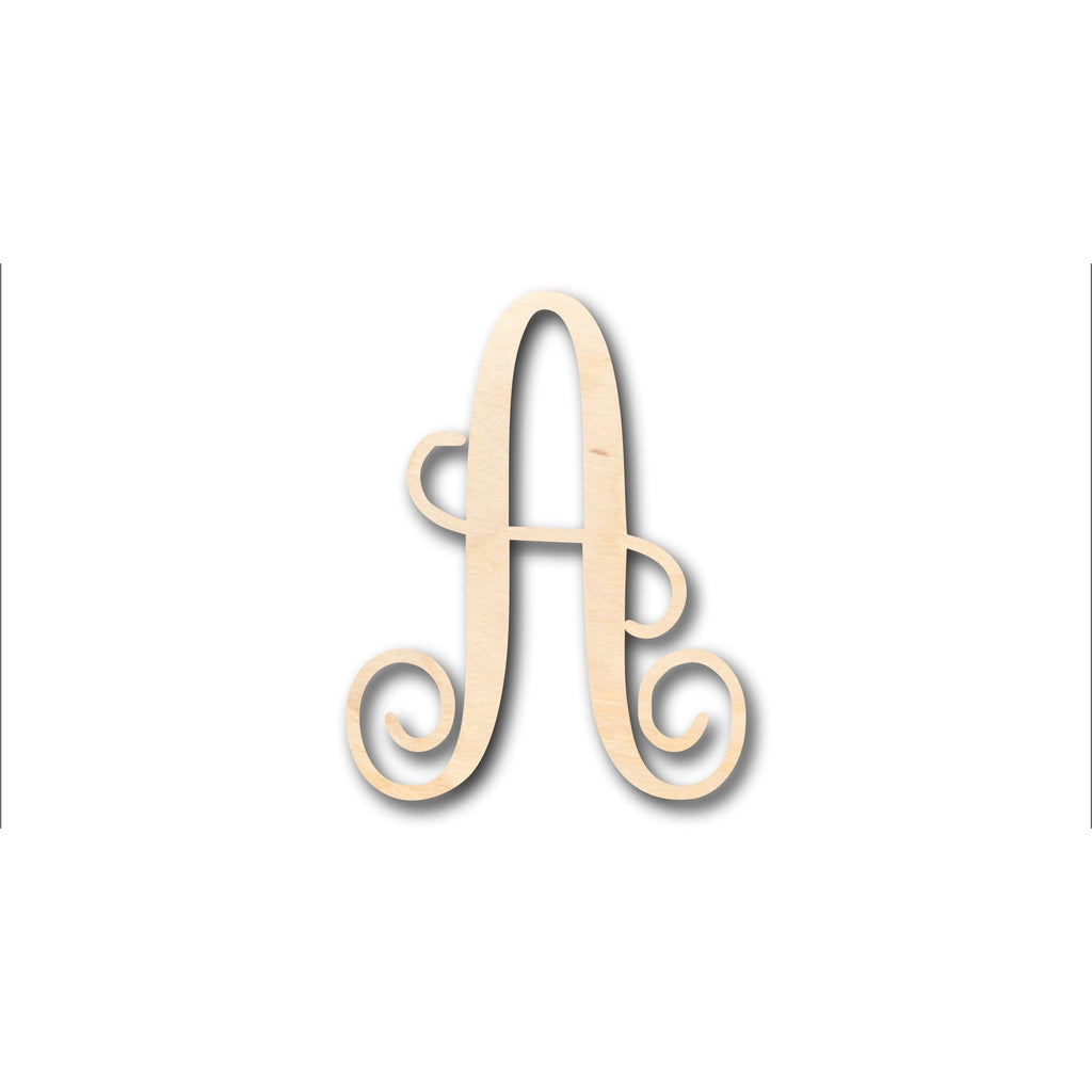 Unfinished Wood Monogram A Shape - Craft - up to 46" DIY