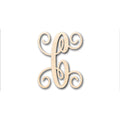 Unfinished Wood Monogram C Shape - Craft - up to 46" DIY