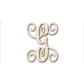 Unfinished Wood Monogram G Shape - Craft - up to 46" DIY