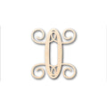 Unfinished Wood Monogram O Shape - Craft - up to 46" DIY