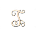 Unfinished Wood Monogram T Shape - Craft - up to 46" DIY