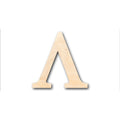 Unfinished Wood Bold Lambda Shape - Craft - up to 46" DIY