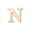 Unfinished Wood Bold Nu Shape - Craft - up to 46" DIY