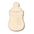 Unfinished Wood Etched Baby Bottle Shape | Paint By Line Crafts | up to 30" DIY