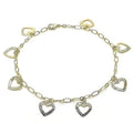 14k Gold Fill Heart Anklet