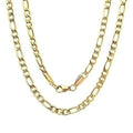 14K Gold Filled Figaro Necklace 20" Unisex