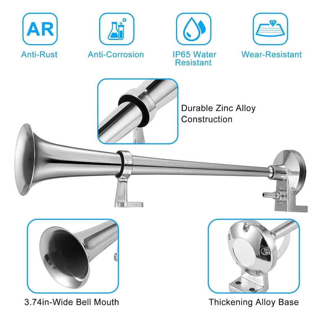 150dB Loud Single Car Trumpet 12V Electric Air Horn