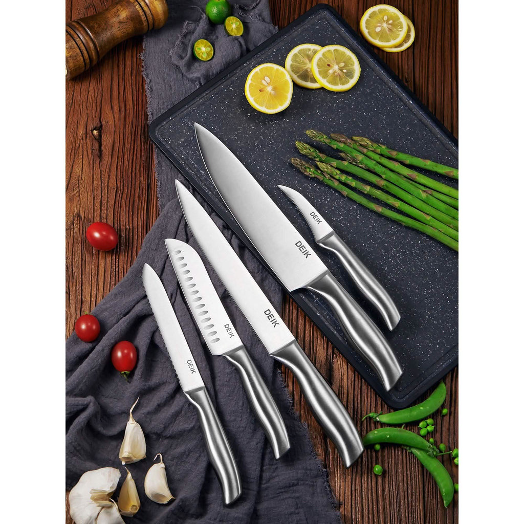 16-Piece Set: Deik Kitchen Knife Set with Wood Block