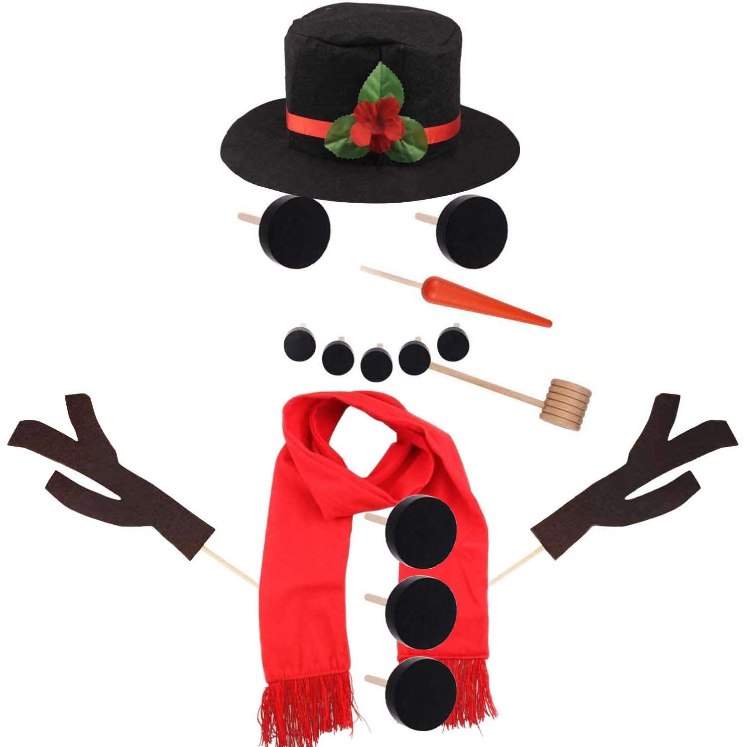 16-Piece: Snowman Decorating Dressing Kit
