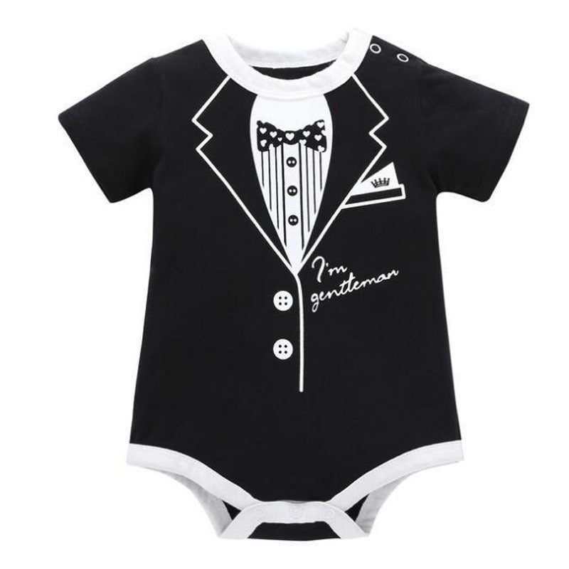 Summer Baby'S Clothing Triangle Khaki Jumpsuit Jumpsuit Climbing Suit Cotton Pattern