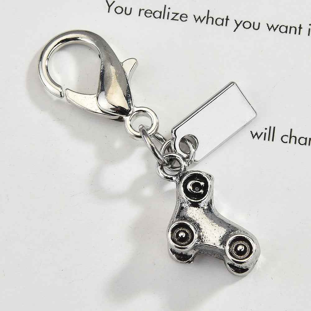 Creative Dinosaur Cartoon Bag Pendant Biscuit Fruit Small Pendant Accessories Keychain