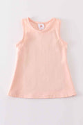 Peach blank basic kids teens adult tank top