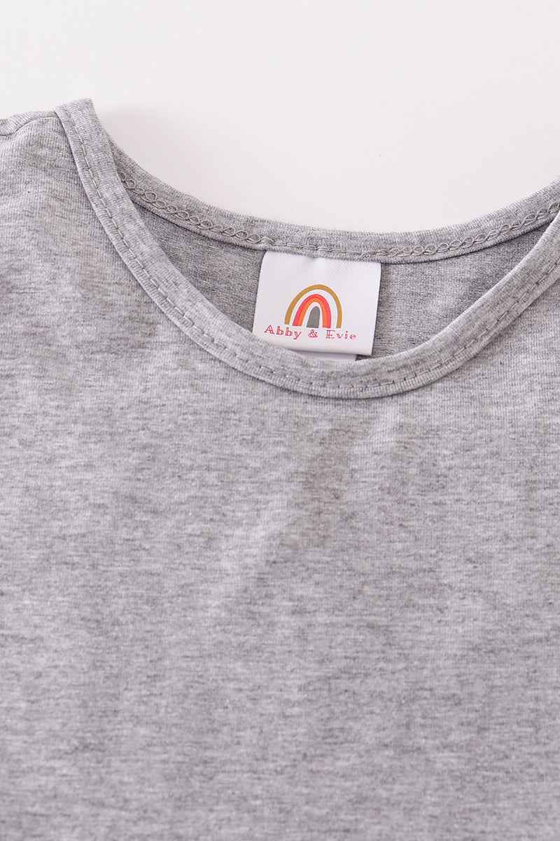 Heather grey blank basic kids teens adult tank top