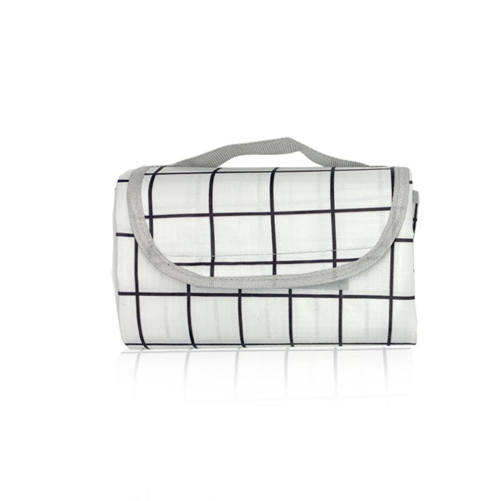Spring outing thickened picnic mattress, outdoor camping mattress portable outing, plaid floor mat