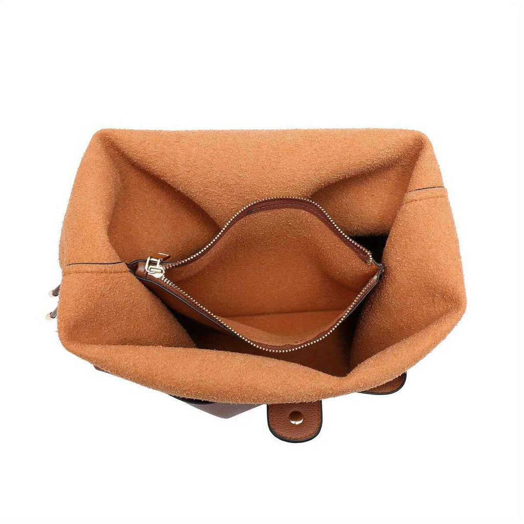 Soft Hobo Bag Unique Drawstring Handle