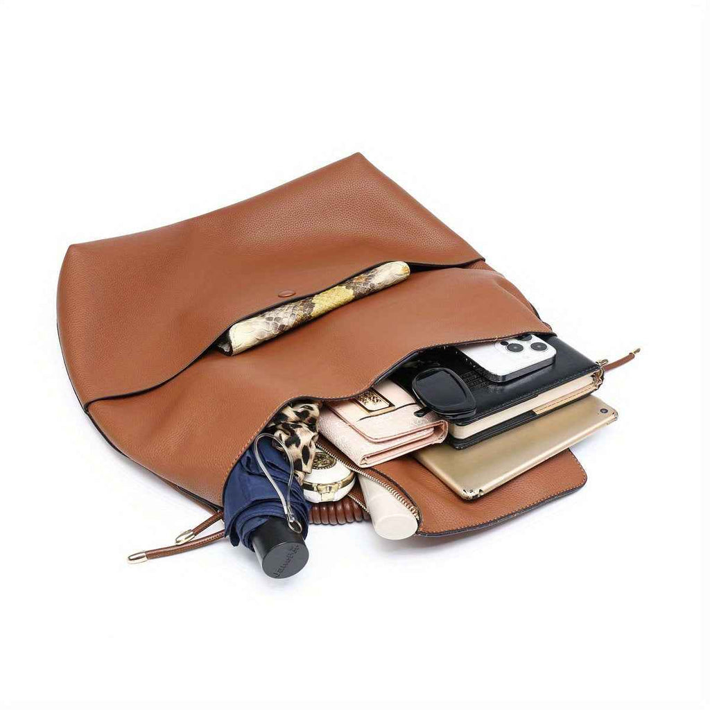 Soft Hobo Bag Unique Drawstring Handle