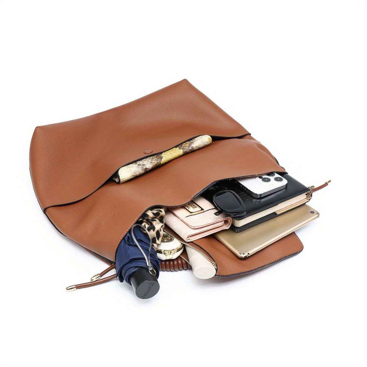 Soft Hobo Bag Unique Drawstring Handle