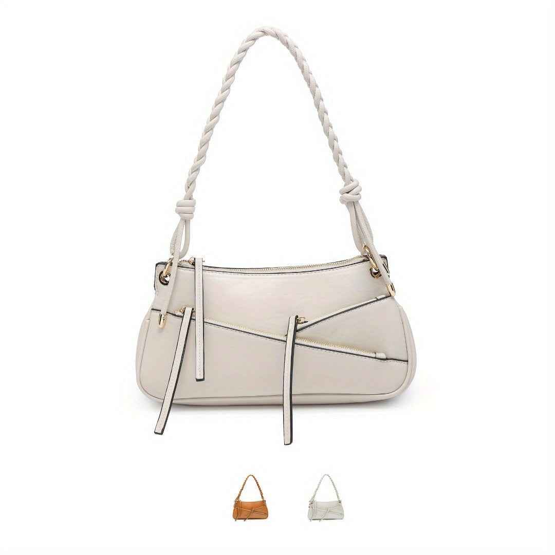 Small Shoulder Bag Unique Handmade Woven Handle hobo