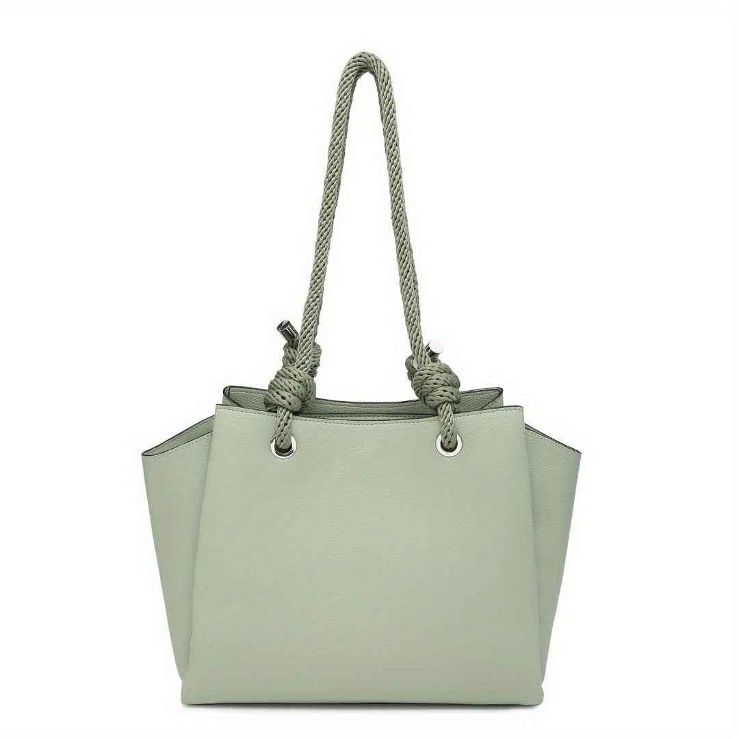 Women shoulder purse soft nylon handle hobo
