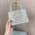 Women's Sparkly Rhinestone Glitter Clutch Purse Evening Handbag Shoulder Bag