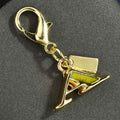 Alkali water bread pendant dinosaur ice cream fruit keychain
