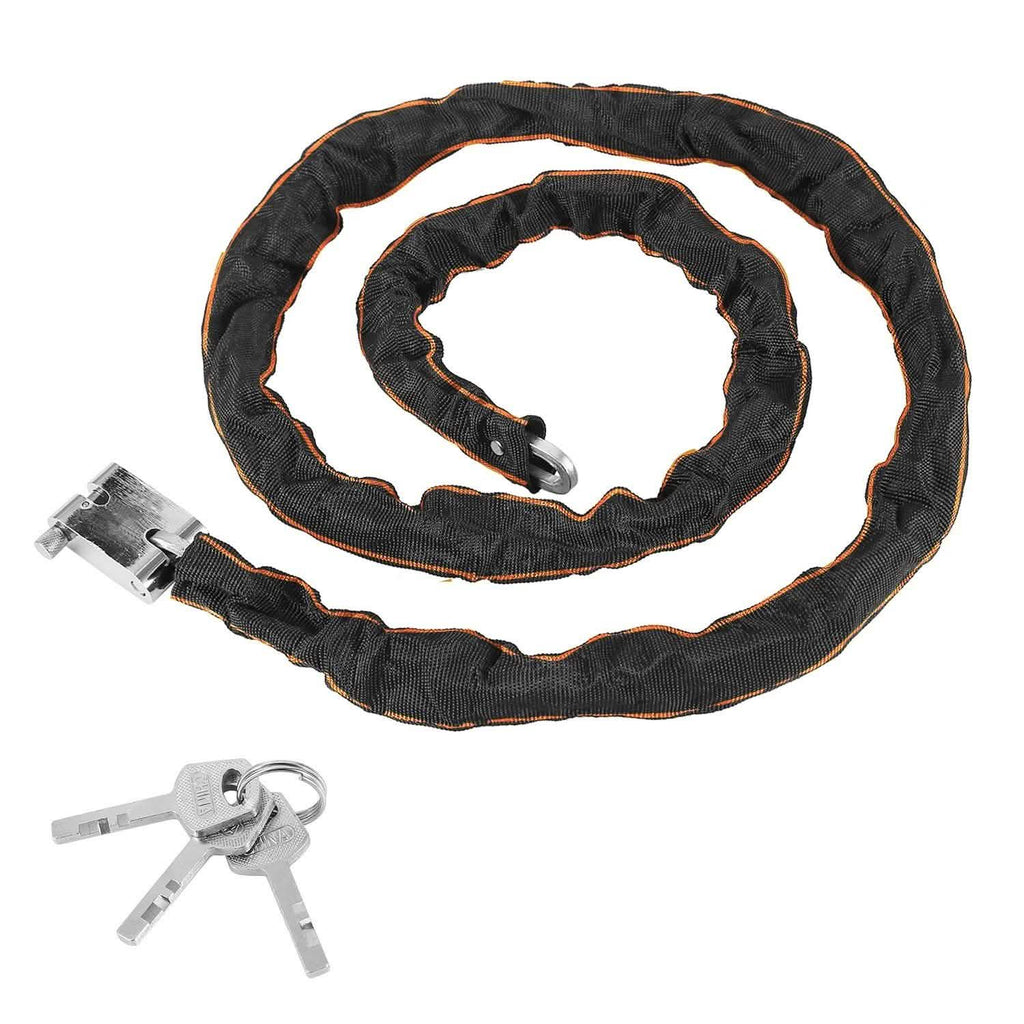 1.8m Bike Chain Lock with 3 Keys Heavy Duty Security Lock
