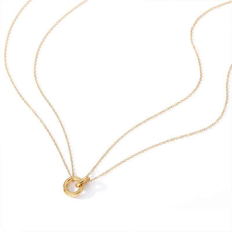 Double ring clavicle chain