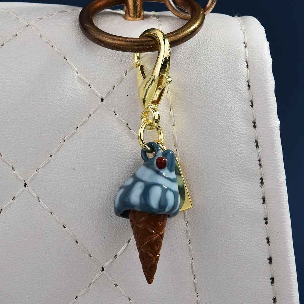 Alkali water bread pendant dinosaur ice cream fruit keychain