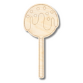 Unfinished Wood Etched Cake Pop Shape | Paint By Line Crafts | up to 30" DIY
