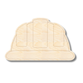 Unfinished Wood Etched Construction Hat Shape | Paint By Line Crafts | up to 30" DIY