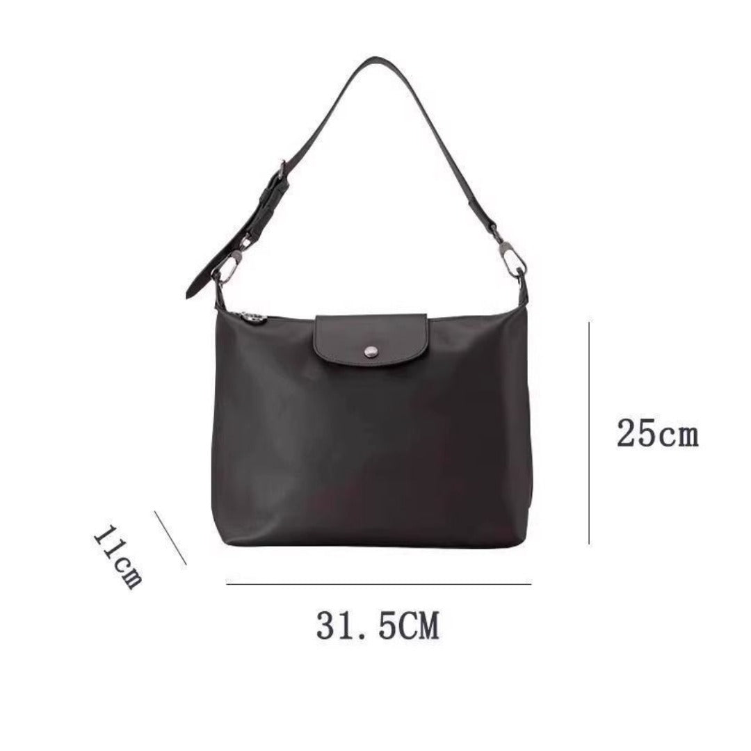 Hobo shoulder bag, boho grey women's bag, Crossbody shoulder bag, large capacity versatile women's hobo bag