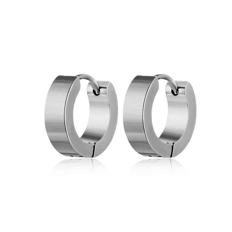 Women's Classics Silvertone Large Hoop Earrings Sports Team Faux Leather Earrings  earingearringearringsHoop EarringsSilvertone Large Hoop EarringsWomen wardrobeWomen's Classics earrings