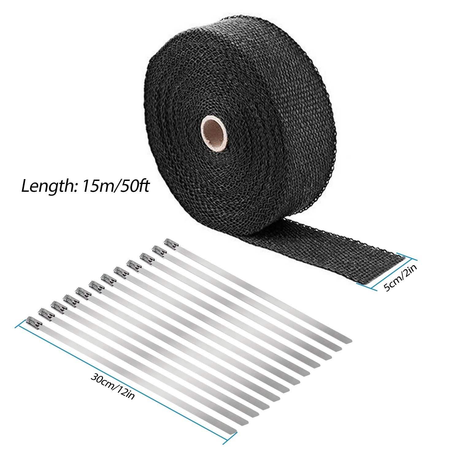 2" 50FT Fiberglass Manifold Header Pipe Heat Wrap