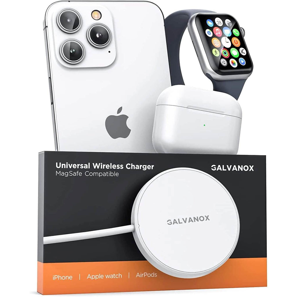 2-in-1 Magnetic Wireless Charger for Both Apple Watch and iPhone