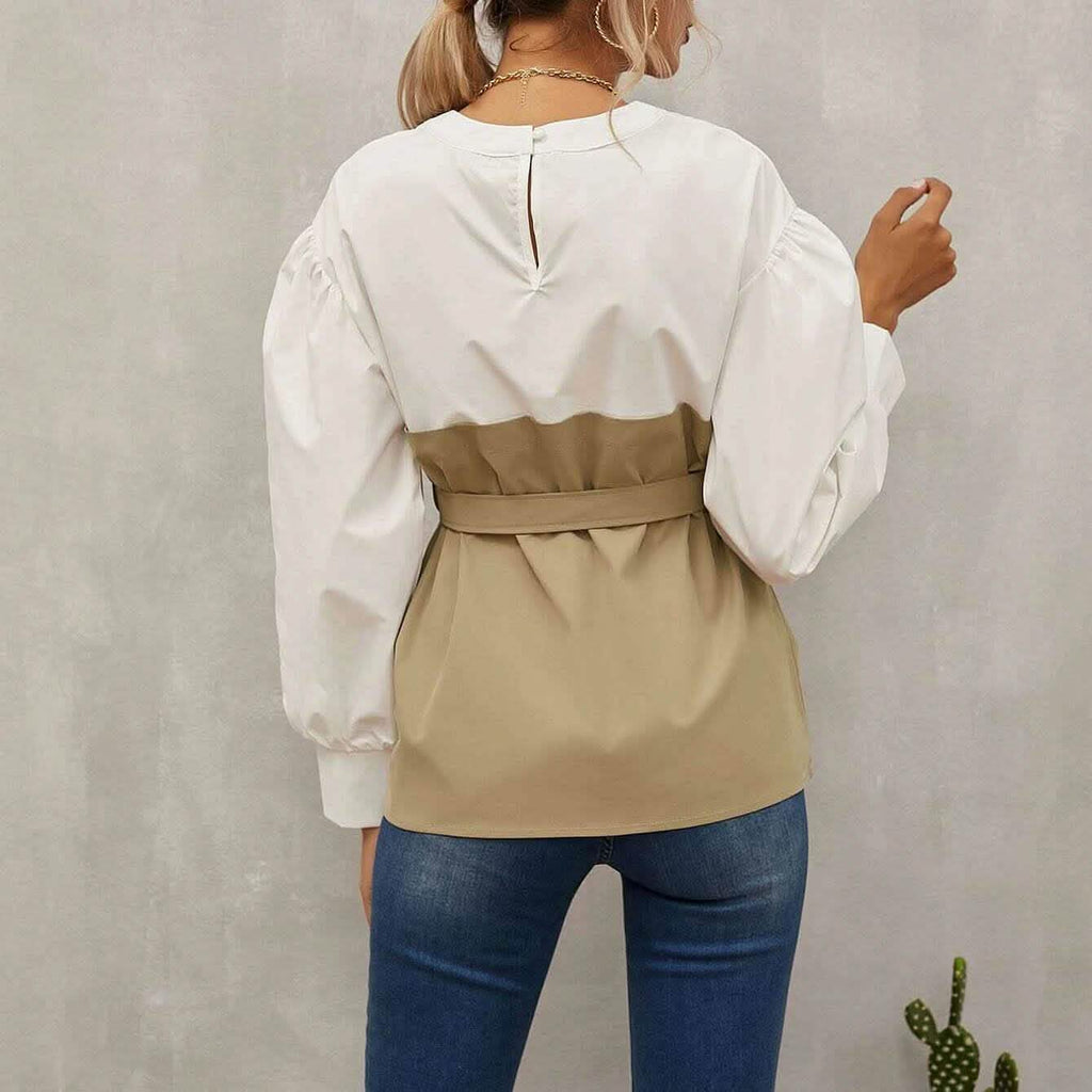 2-in-1 Top Keyhole Back Belted