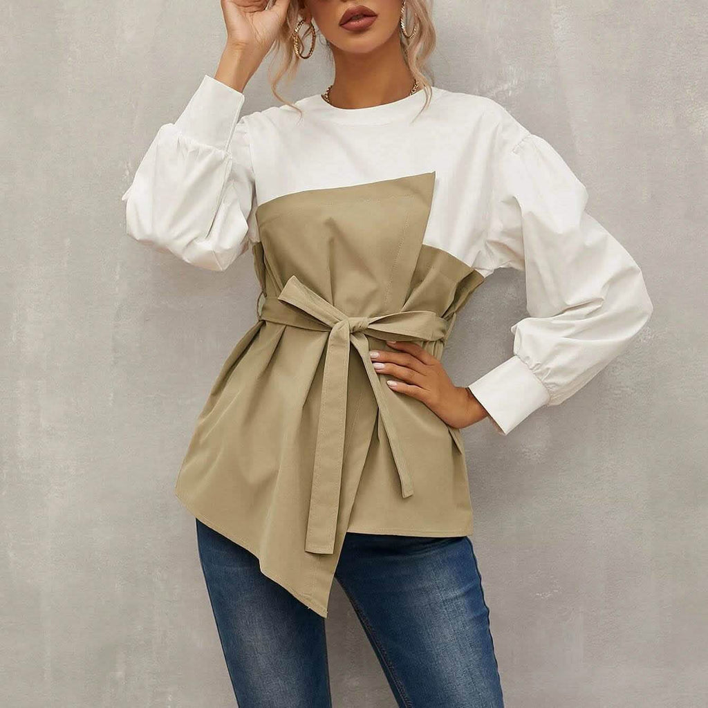 2-in-1 Top Keyhole Back Belted