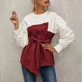 2-in-1 Top Keyhole Back Belted