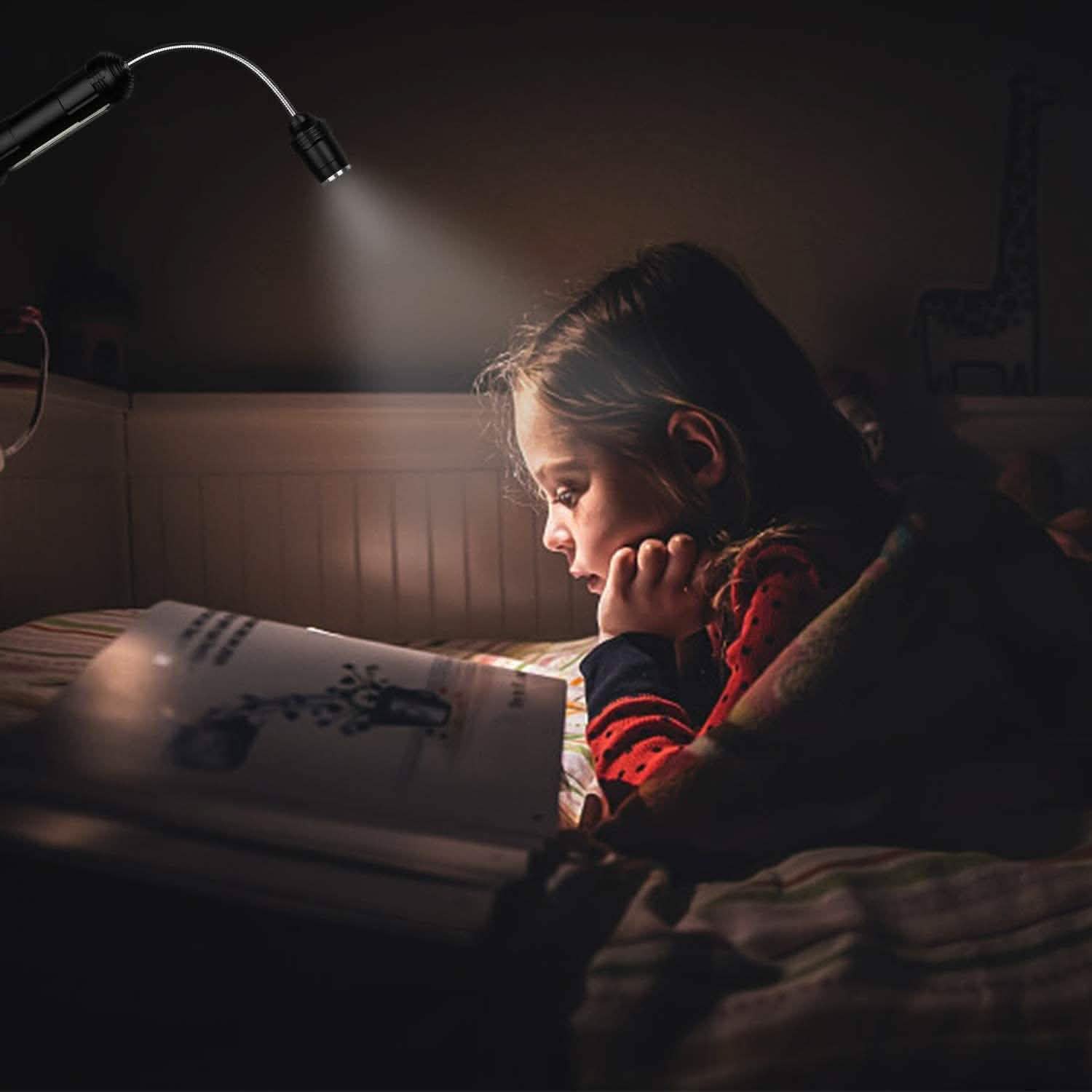 2-Pack: 360º Gooseneck LED Magnetic Base Lamp