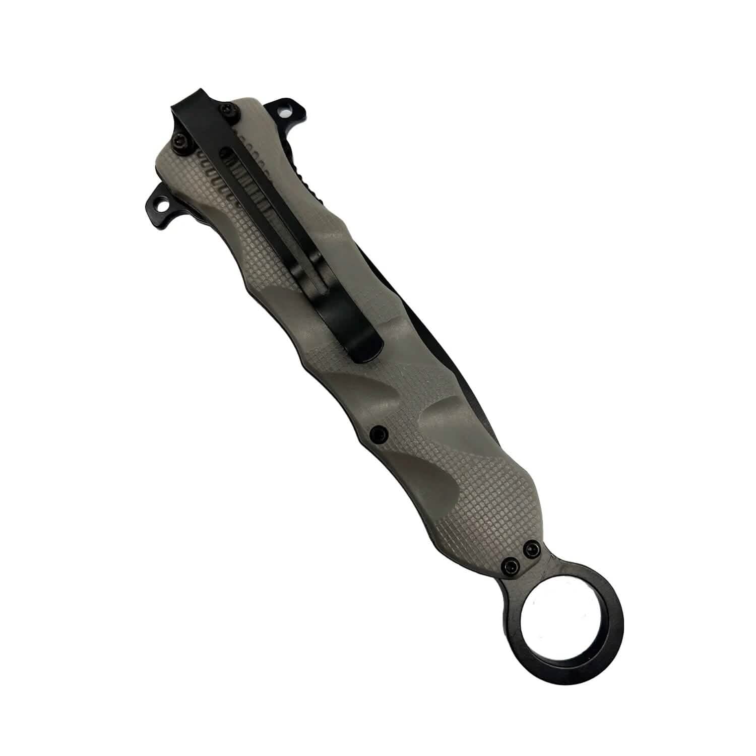 2-Pack: 6" Finger Loop Knife with ABS Handle